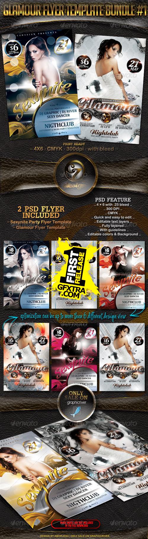GraphicRiver - Glamour Flyer Template Bundle Vol1 - 2 in 1