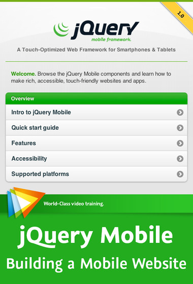 VIDEO2BRAIN JQUERY MOBILE BUILDING A MOBILE WEBSITE 2012 BOOKWARE ISO-LZ0
