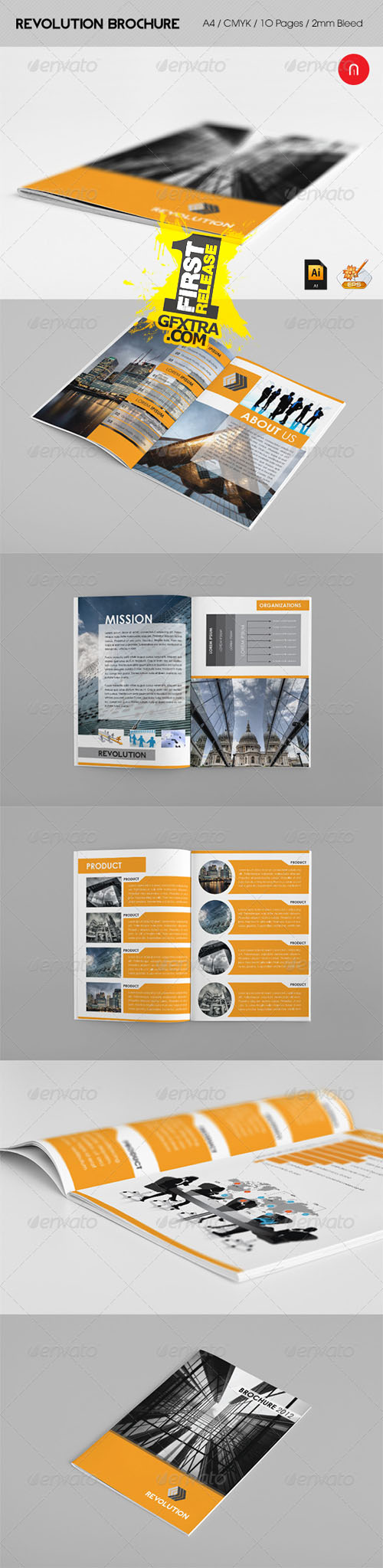 GraphicRiver: Revolution Brochure 2012