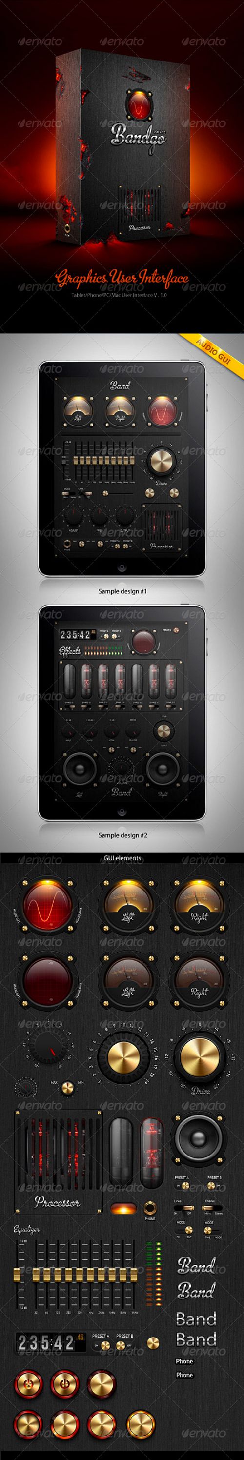 GraphicRiver - Tablet Phone PC Mac User Interface Element