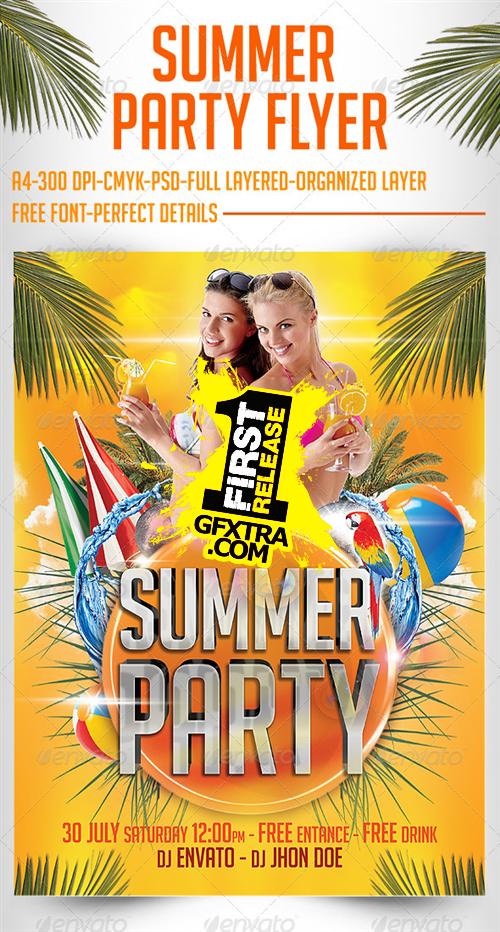 GraphicRiver - Summer Party Flyer Template