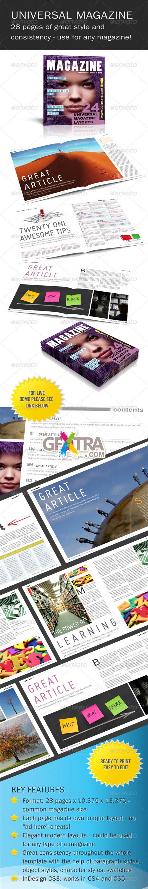 GraphicRiver - Universal InDesign Magazine Template