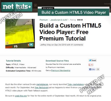 Build a Custom HTML5 Video Player - NetTuts+