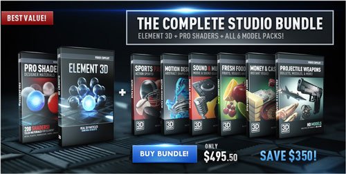 Video Copilot – Element 3D – The Complete Studio Bundle