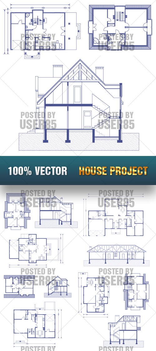 House Projects 5xEPS