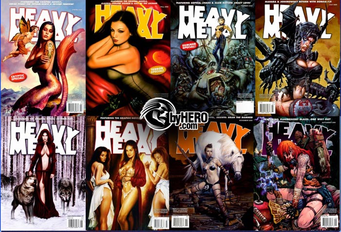 Heavy Metal Magazine, 2009 (Vol.32 №06, Vol.33 №01,02,03,04,05) + specials: Cryptic Special, Terror Special, Summer Special