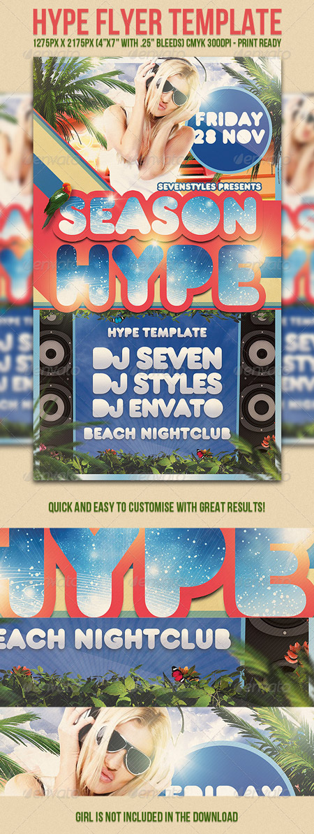 Graphicriver Hype Flyer Template