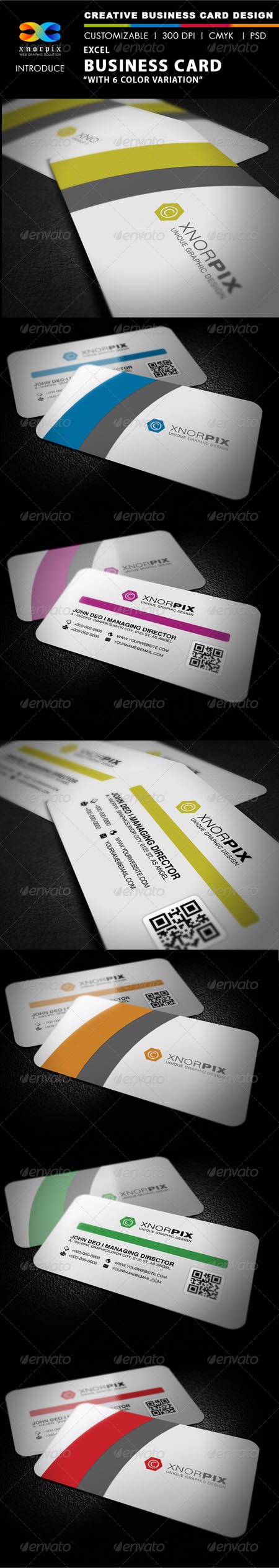 GraphicRiver Excel Business Card