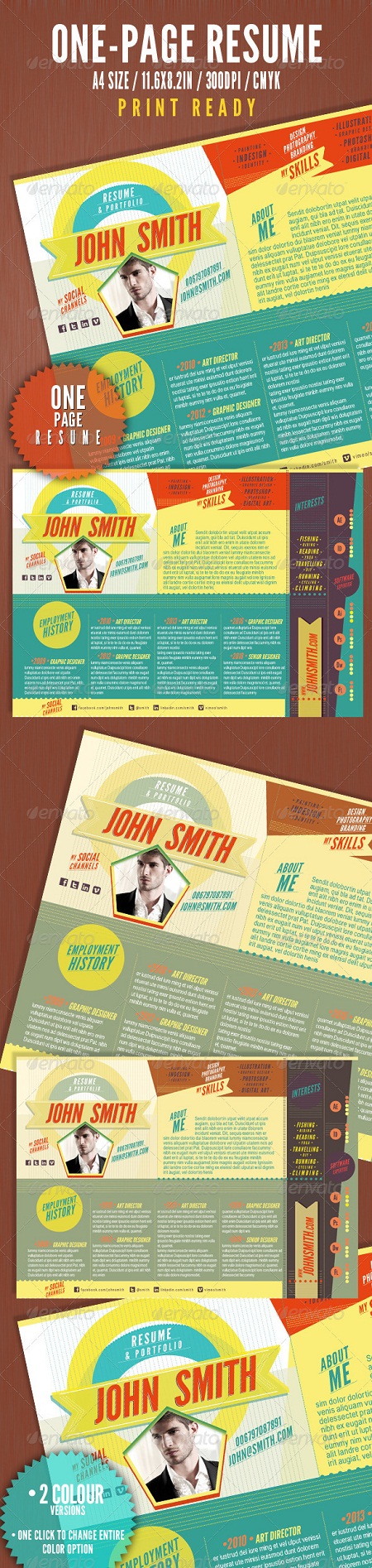 GraphicRiver - The One Page Resume