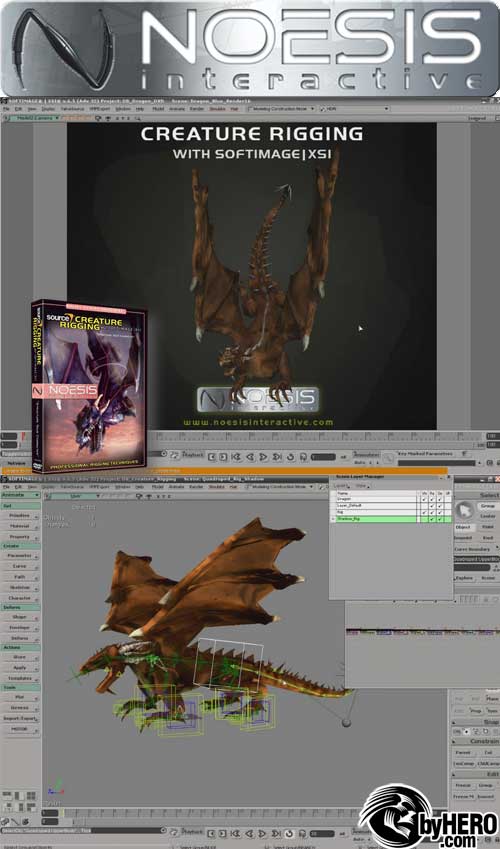 Creature Rigging for Source XSI - NoeSis