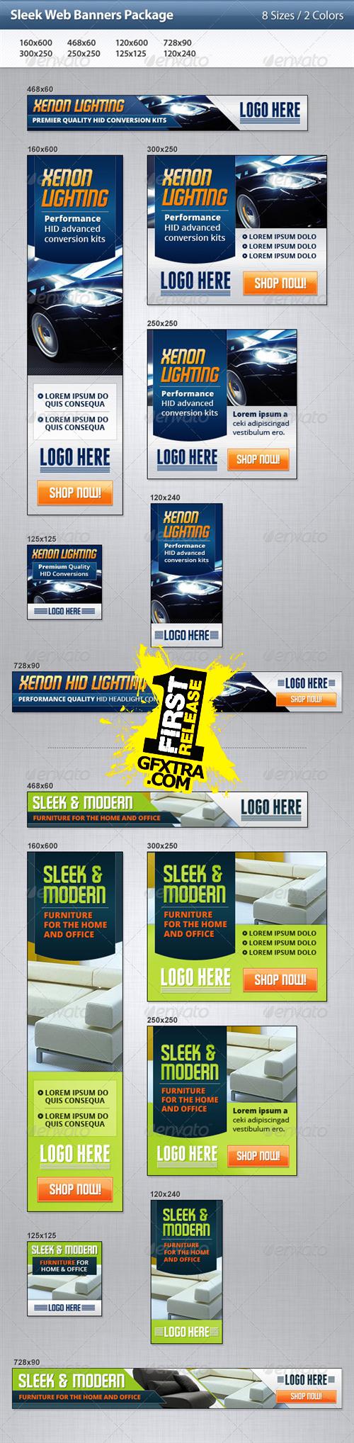GraphicRiver - Sleek Web Banners Package
