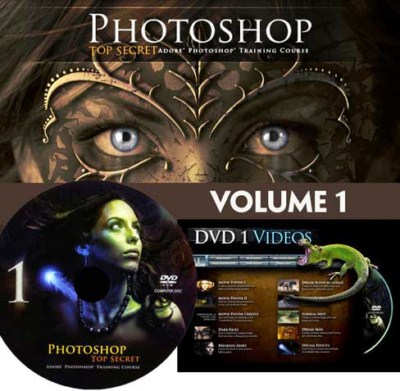 Photoshop Top Secret DVD 1 - Interactive Video Training