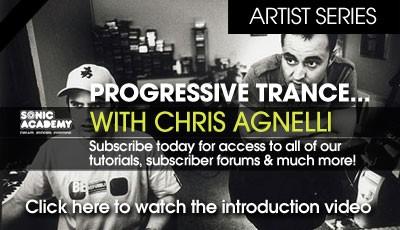 Sonic Academy Artist Series Progressive Trance in Logic with Chris Agnelli TUTORiAL-SYNTHiC4TE