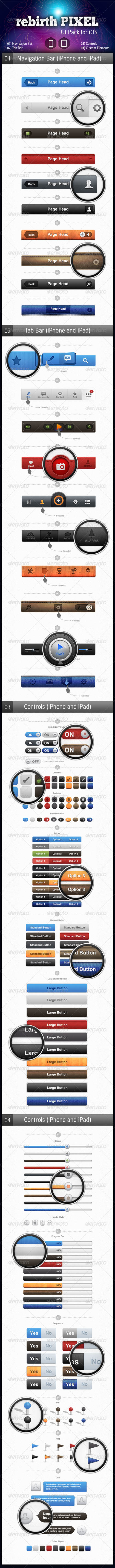 GraphicRiver - UI Pack for iOS by rebirthPIXEL 2577167