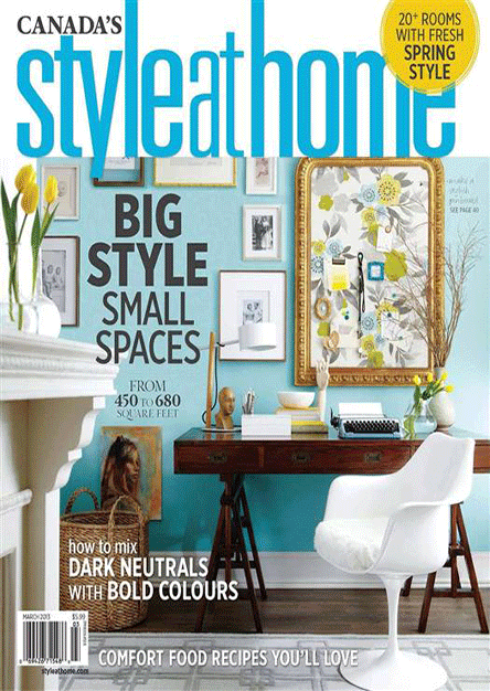 Style at Home - March 2013 / Canada