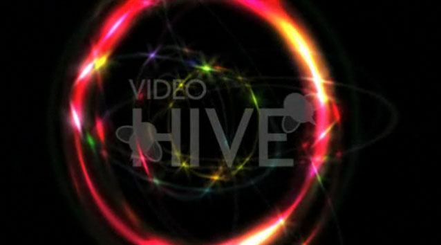Videohive - Dazzling Rainbow Rings HD