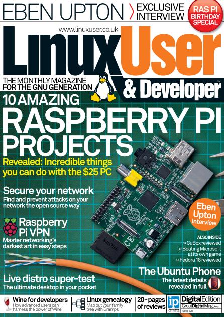 Linux User & Developer - Issue 123, 2013