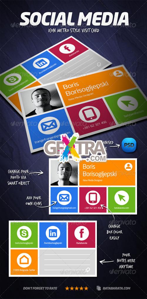 GraphicRiver - Social Media Visit Card