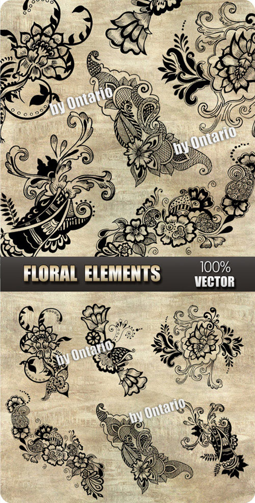 Vector - Floral Design Elements