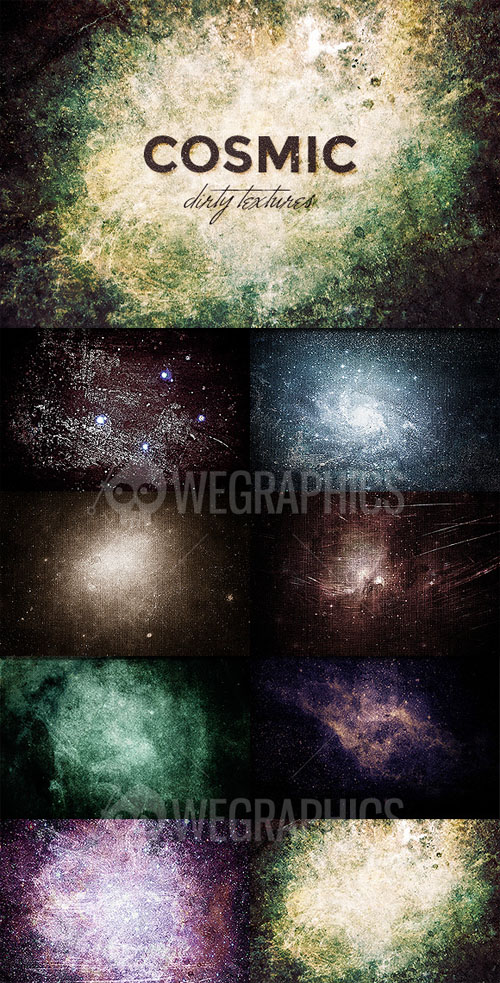 WeGraphics - Cosmic Dirty Textures ? Colored Version