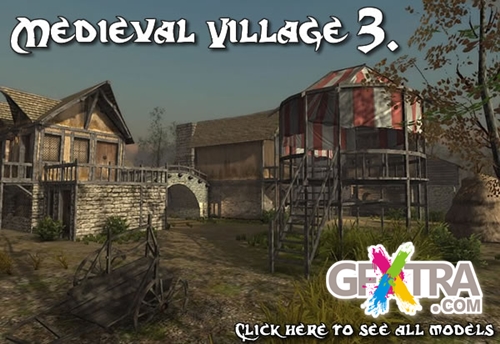 DEXSOFT-GAMES - Medieval Village 3. model pack