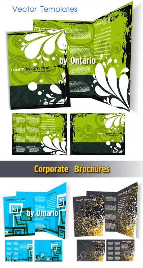 Corporate Brochures - Vector Templates