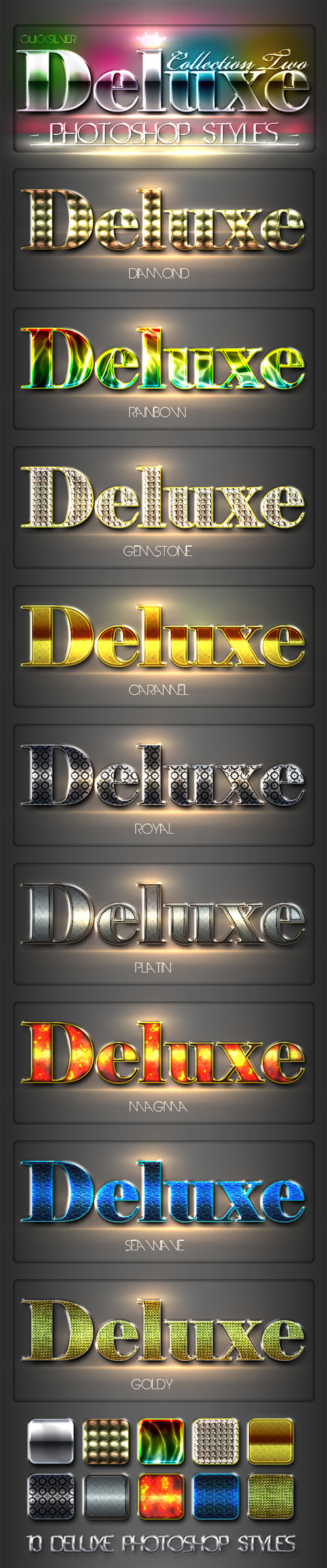 Deluxe Styles for Photoshop