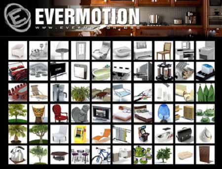 Evermotion ArchModels Collection (vol.1-vol.100)