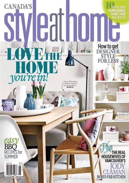Style at Home - June 2013 / Canada