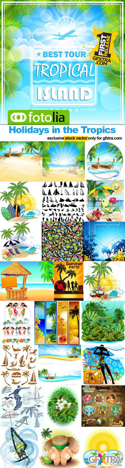 Holidays in the Tropics - 25x EPS