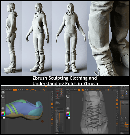 Zbrush Sculpting Clothing and Understanding Folds in Zbrush