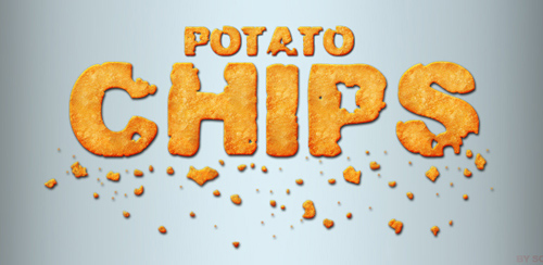 Potato Chips Style for Photoshop