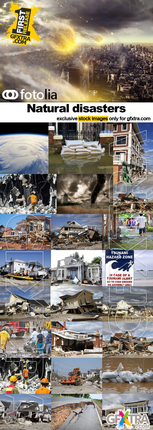 Natural disasters - 25x UHQ JPEGs