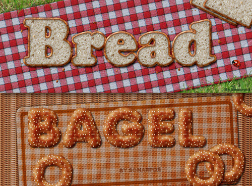 Bread & Bagel Styles for Photoshop