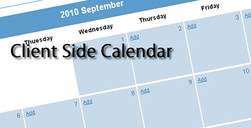 CodeCanyon - Client Side Calendar HTML5