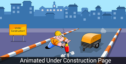 ThemeForest - Digger Man - Animated Understruction Page - RIP