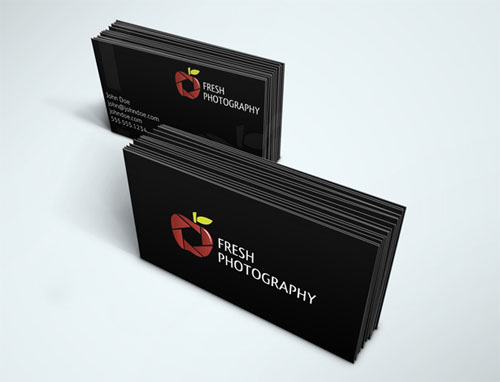 Fresh Photography Business Card PSD Template