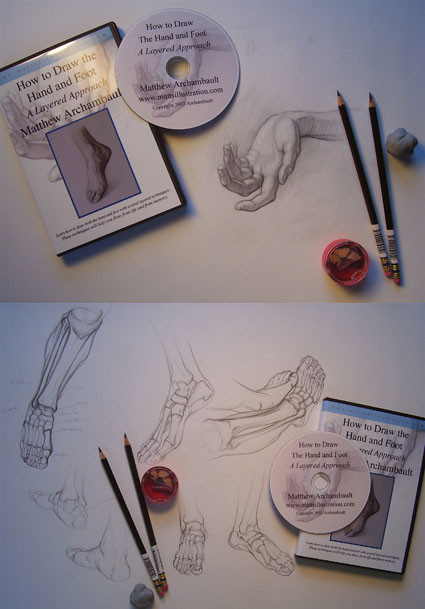 Matthew Archambault - How to Draw the Hand and Foot 2DVDs