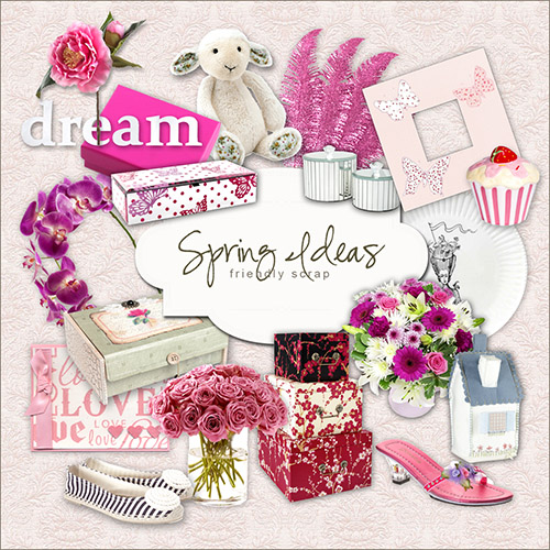 Scrap-kit - Spring Ideas PNG Images