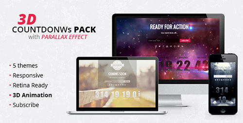 ThemeForest - 3D Countdowns Pack - RIP