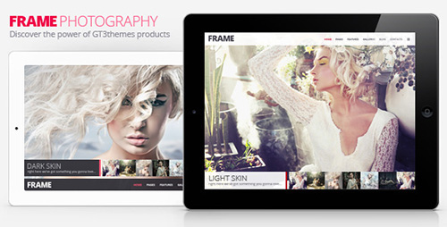 ThemeForest - Frame Photography Responsive Website Template - 5198289