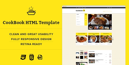 ThemeForest - CookBook - Recipe HTML Template - RIP