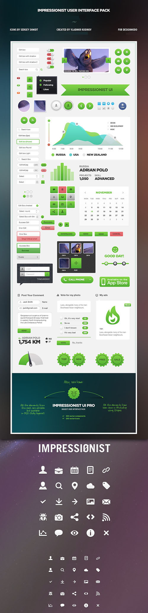 Impressionist User Interface Pack
