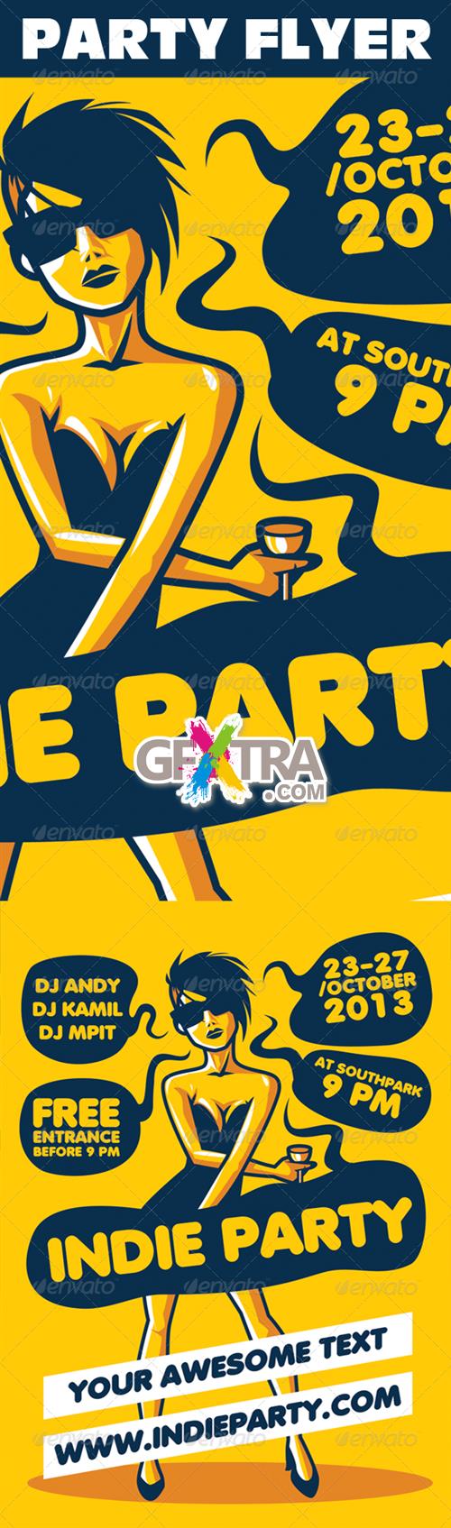 GraphicRiver - Indie Party Urban Flyer
