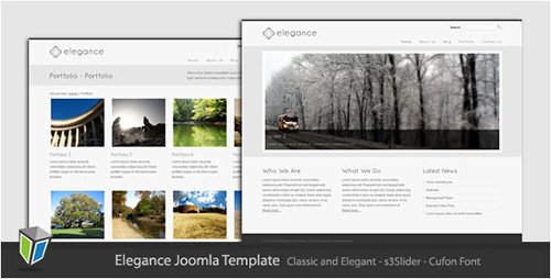 ThemeForest - Elegance v1.1 - Simple and Elegant Joomla Template