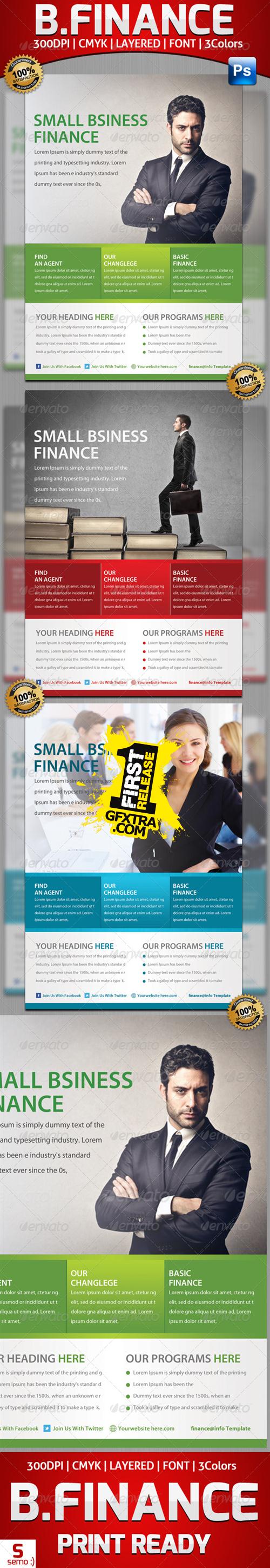 GraphicRiver - Finance Flyer Template