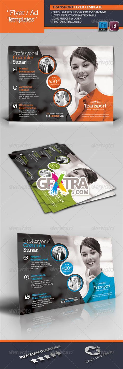 GraphicRiver - Transport Flyer Template