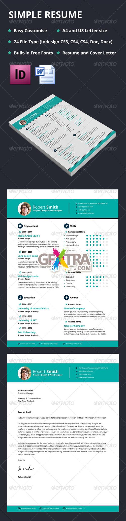 GraphicRiver - Simple Resume