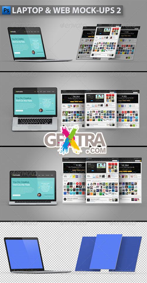 GraphicRiver - Laptop and Web Mock-ups 2
