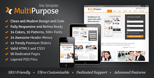 ThemeForest - MultiPurpose - Responsive HTML5 Website Template - FULL